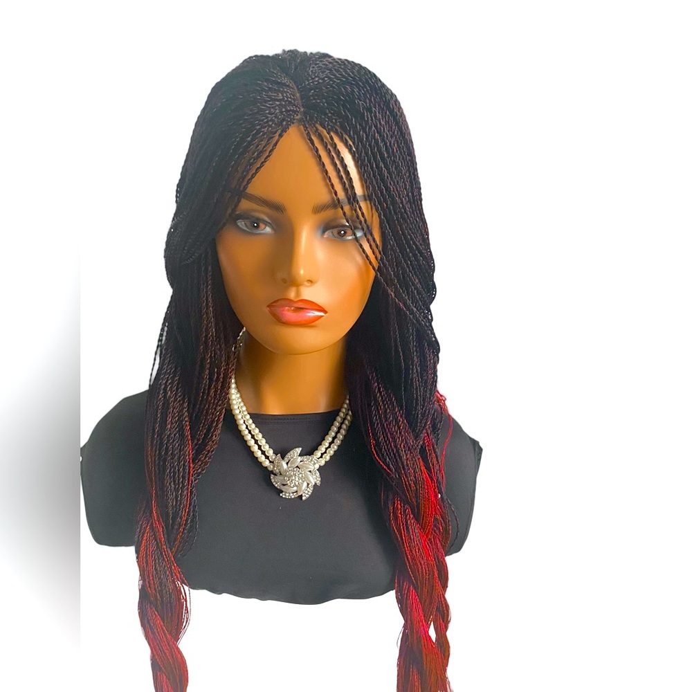 Micro Million Twist braided Wig - 26" Color 1/900 Ombré - Picture 1 of 3